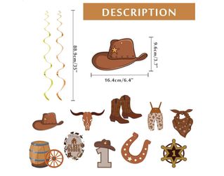 FIRST RODEO BIRTHDAY THEME DECOR & ACCESSORIES!