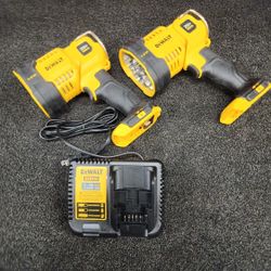 DeWalt DCL043 20v 1000 Lumen LED Flashlight Bundle - $200