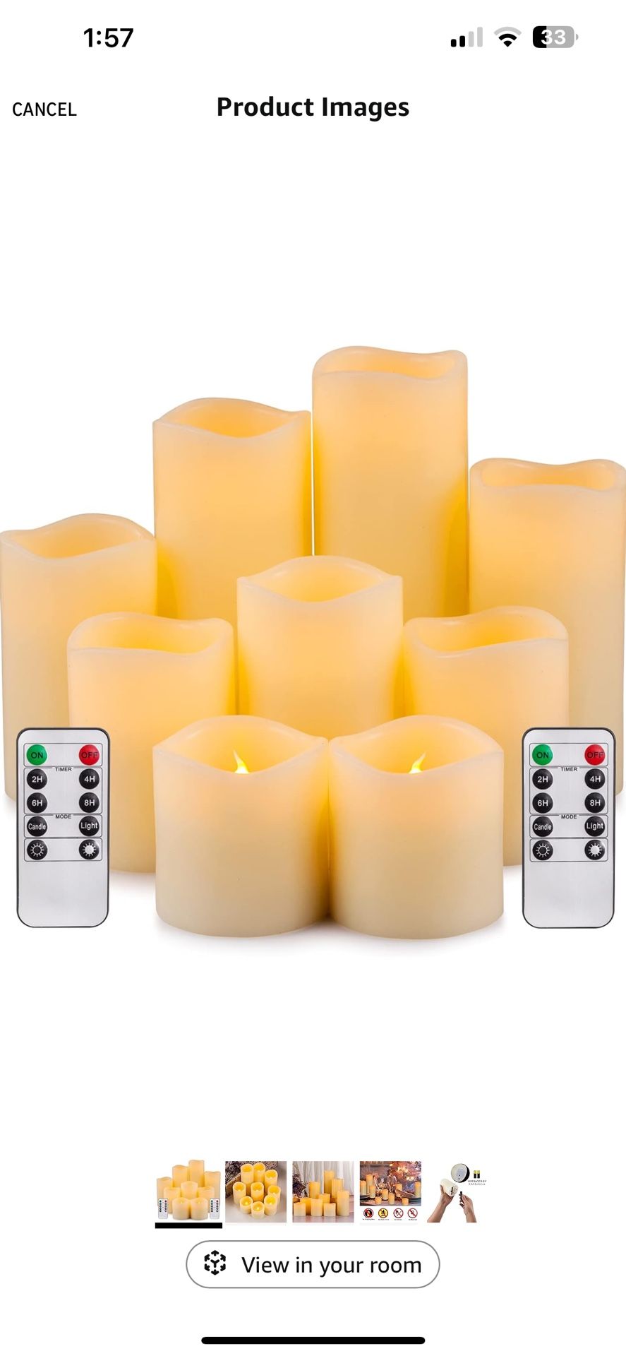 Battery Flameless Candles