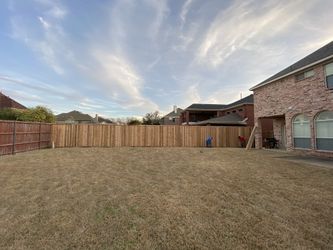 New Fence #1 cedar wood