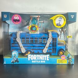 Jazwares Fortnite Deluxe Battle Bus Inflatable Ballon with Lights & Sound