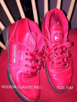 Reebok Classic Red Size 10M