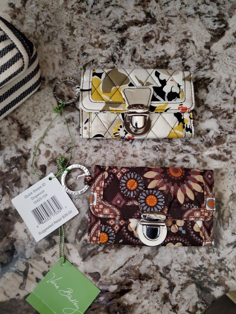 Vera Bradley New Small Wallets, Each