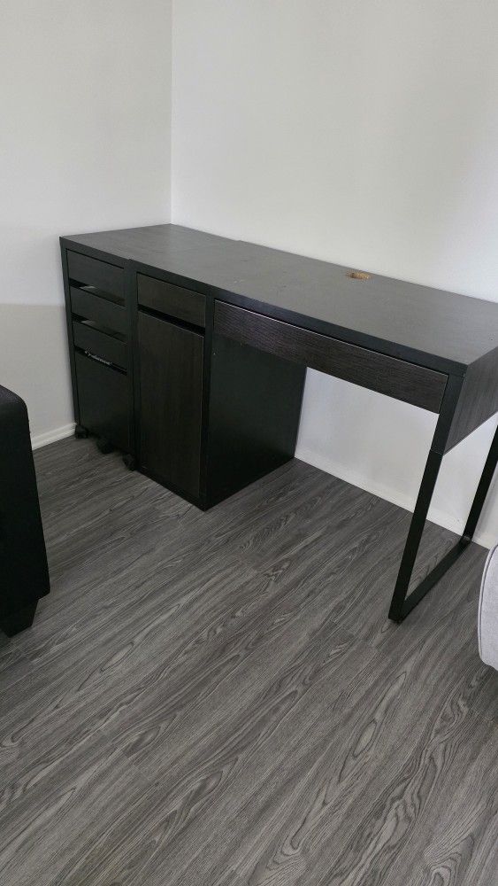 Ikea Desk And Drwawer Unit File Cabinet