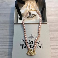 Vivienne Westwood Mini Bas Relief Pearl Choker
