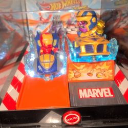 2023 SDCC MATTEL MARVEL HOT WHEELS RACER VERSE IRON MAN VS THANOS HRN-24--NEW