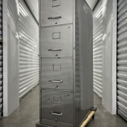 Bright Steel File Cabinet