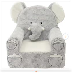 Plush Elephant Kids Chair