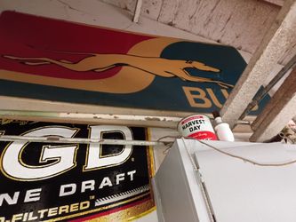 Vintage greyhound sign or light lens