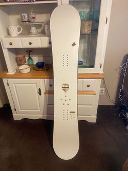 Ride Snowboard 160 cm White with Star Graphics