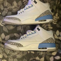 Jordan’s Retro 3s UNC 2020. Size 9. 