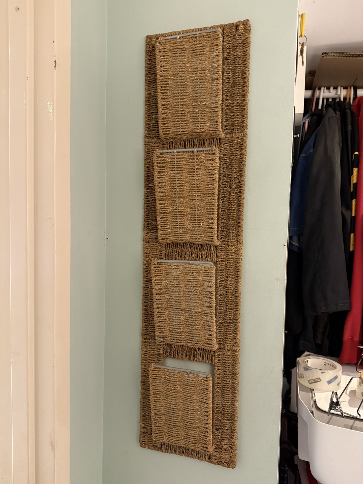 Rattan Magazine Rack