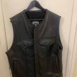 Espinozas Leather Vest