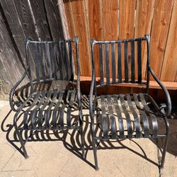 Heavy Duty Wrought Iron Patio Chairs
