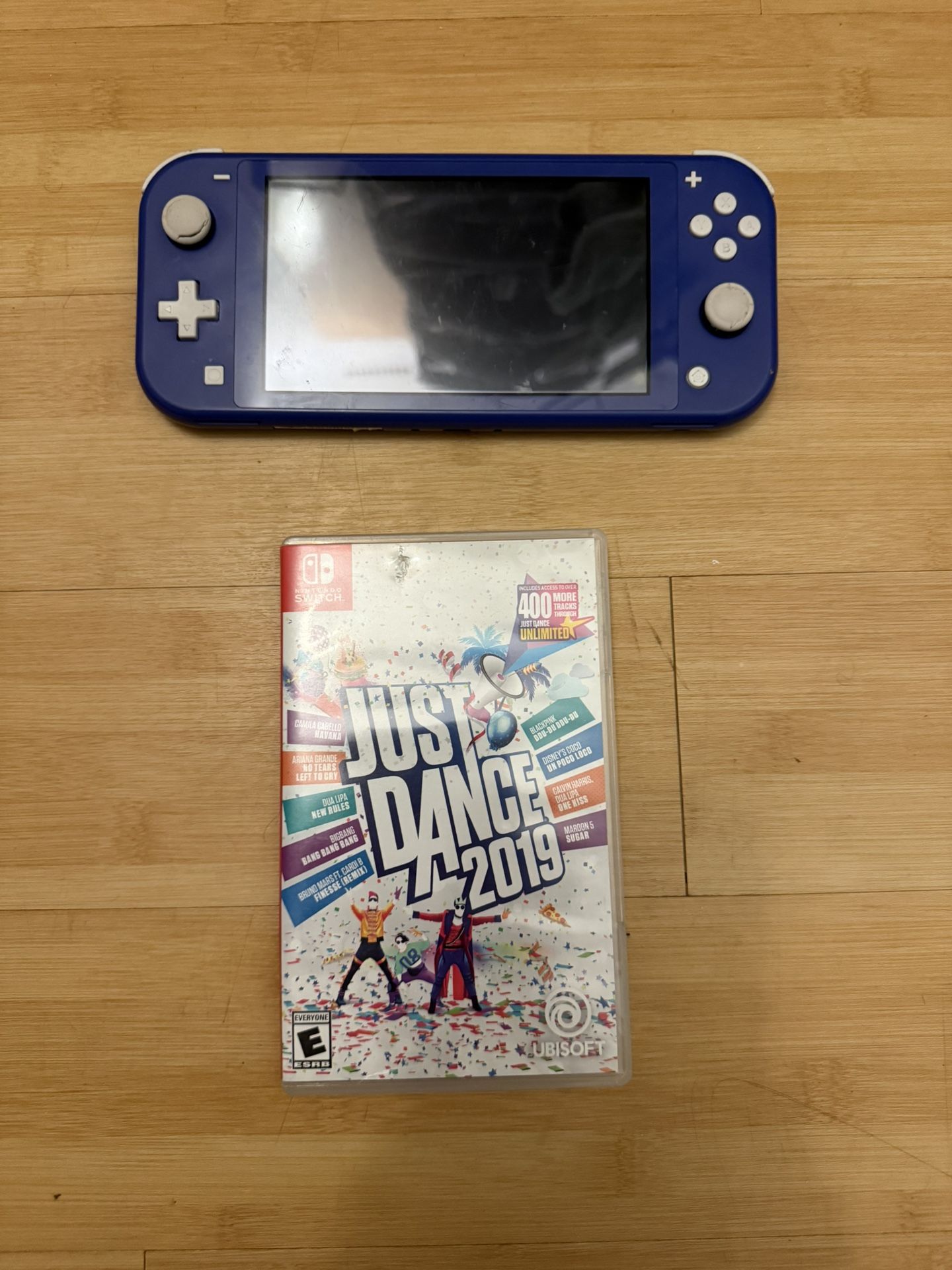 Nintendo Switch Lite HDH-001 Handheld Console - 32GB - Blue with Just Dance 2019