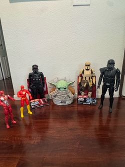 Star Wars & DC Action Figure Lot