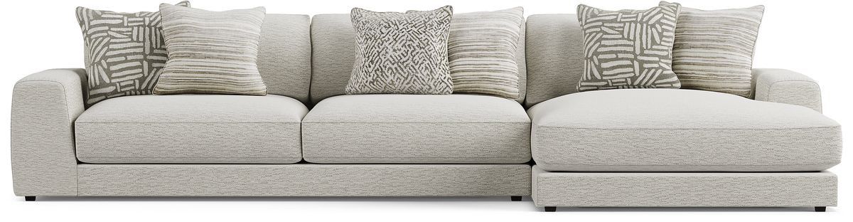 Cindy Crawford Home Monterey Park Off White 2 Pc Sectional