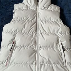 Men's Gray Hooded Zipper Vest