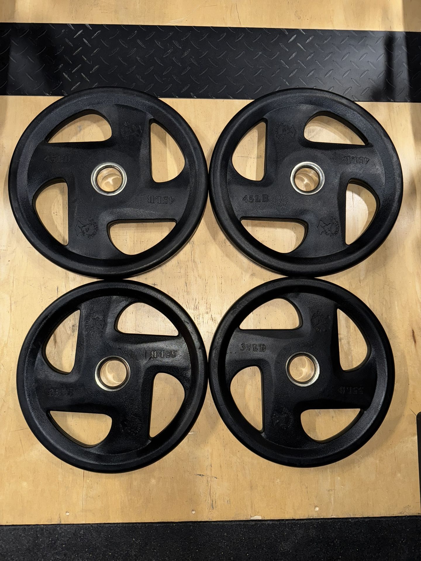 NO BULL Rubber Coated Olympic Weights