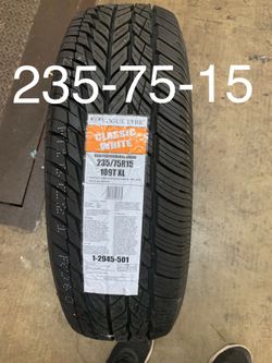 4 new 235-75-15 vogue tires
