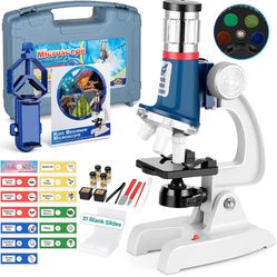 58 Piece Microscope Kit For Kids