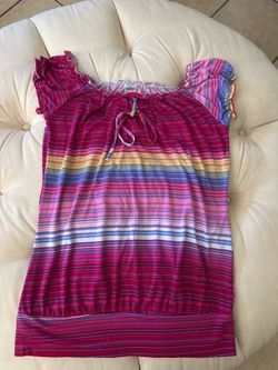 Striped Off-Shoulder Top