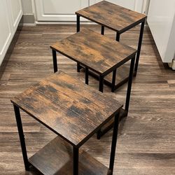 3 End Tables