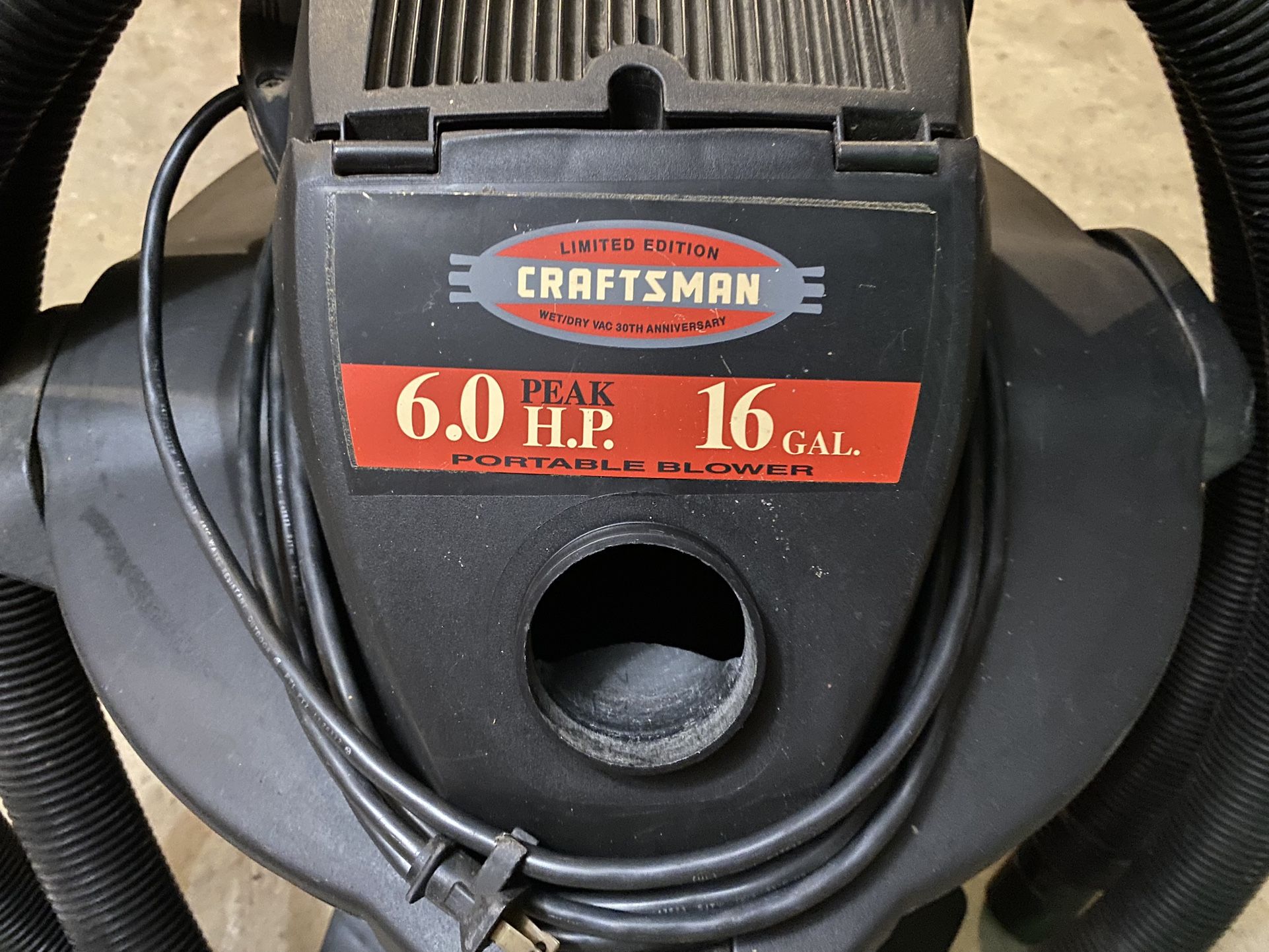 Craftsman 30th Anniversary Shop Vac / Blower