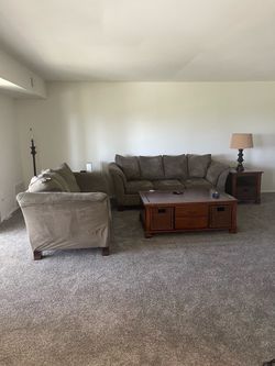 4-Piece Living Room Furniture Set - Sofa, Coffee Table, End Tables