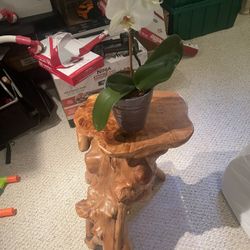 Hand Craved Real Wood End Piece