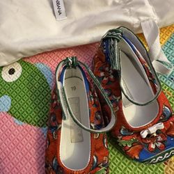 Dolce And Gabbana Floral Ballet Flat