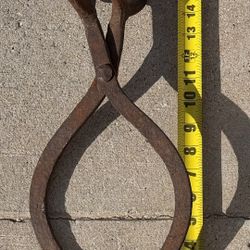 Antique Ice Block tongs 