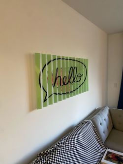 Interactive Lenticular Wall Art “Hello Ham”