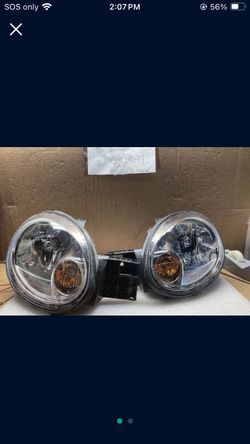 #OH89 FIT 2003-2005 Dodge Neon Chrome OE Style Halogen Headlight Head Lights Pair Set