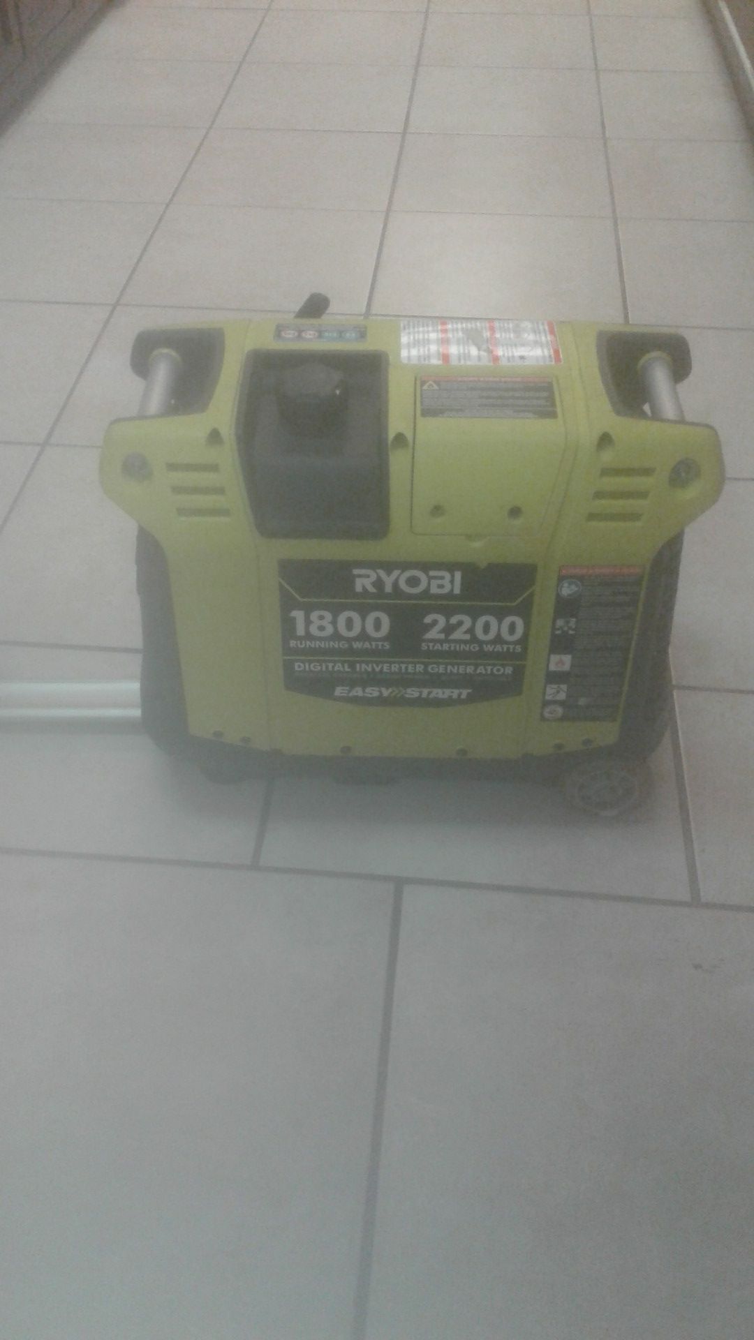 Ryobi 1800-2200 Starting Watts Digital Inverter Generator