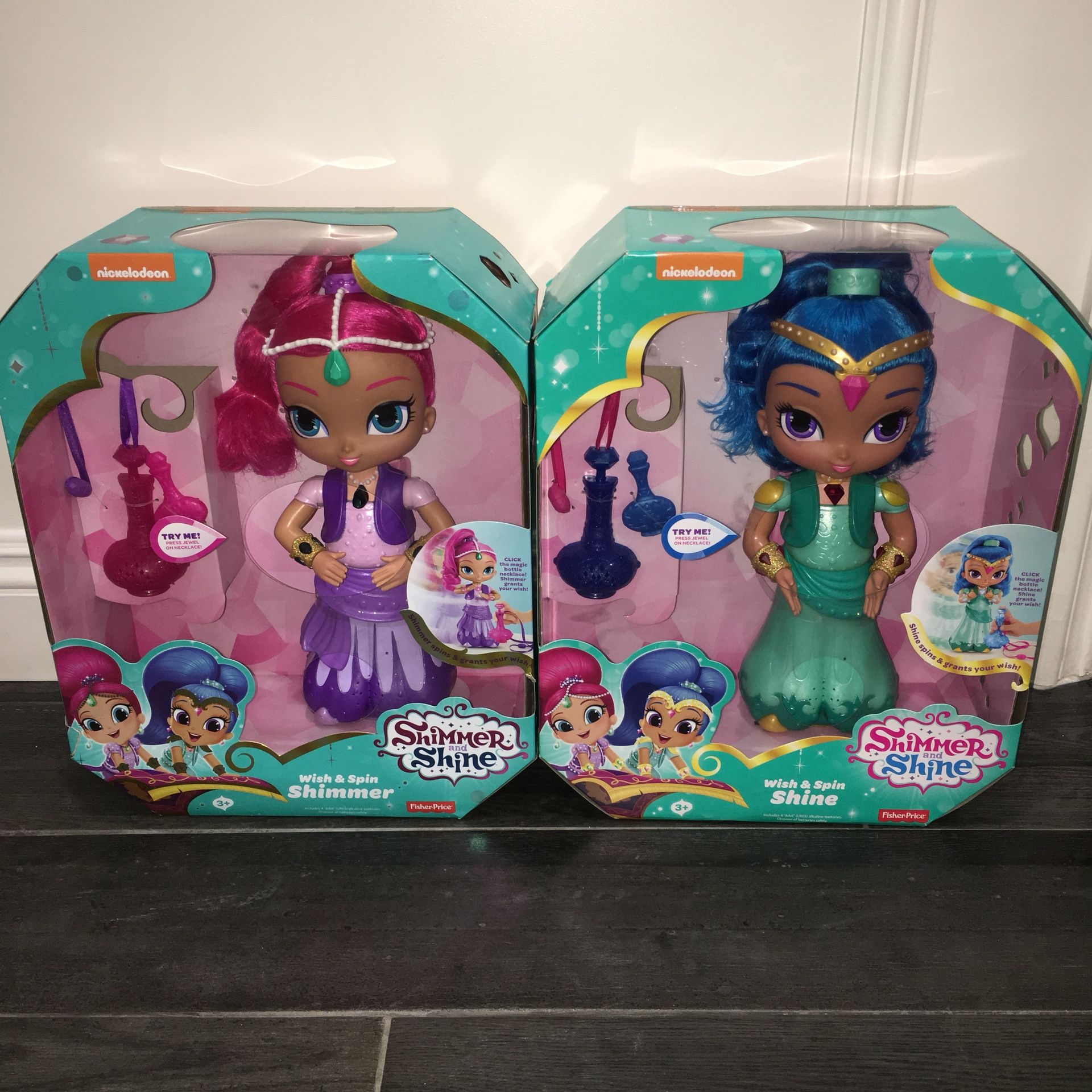 Shimmer and Shine wish and spin fisher-price