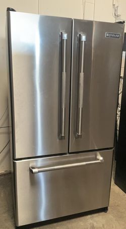 Jenn Air 3-Door Stainless Steel Refrigerator Fridge
