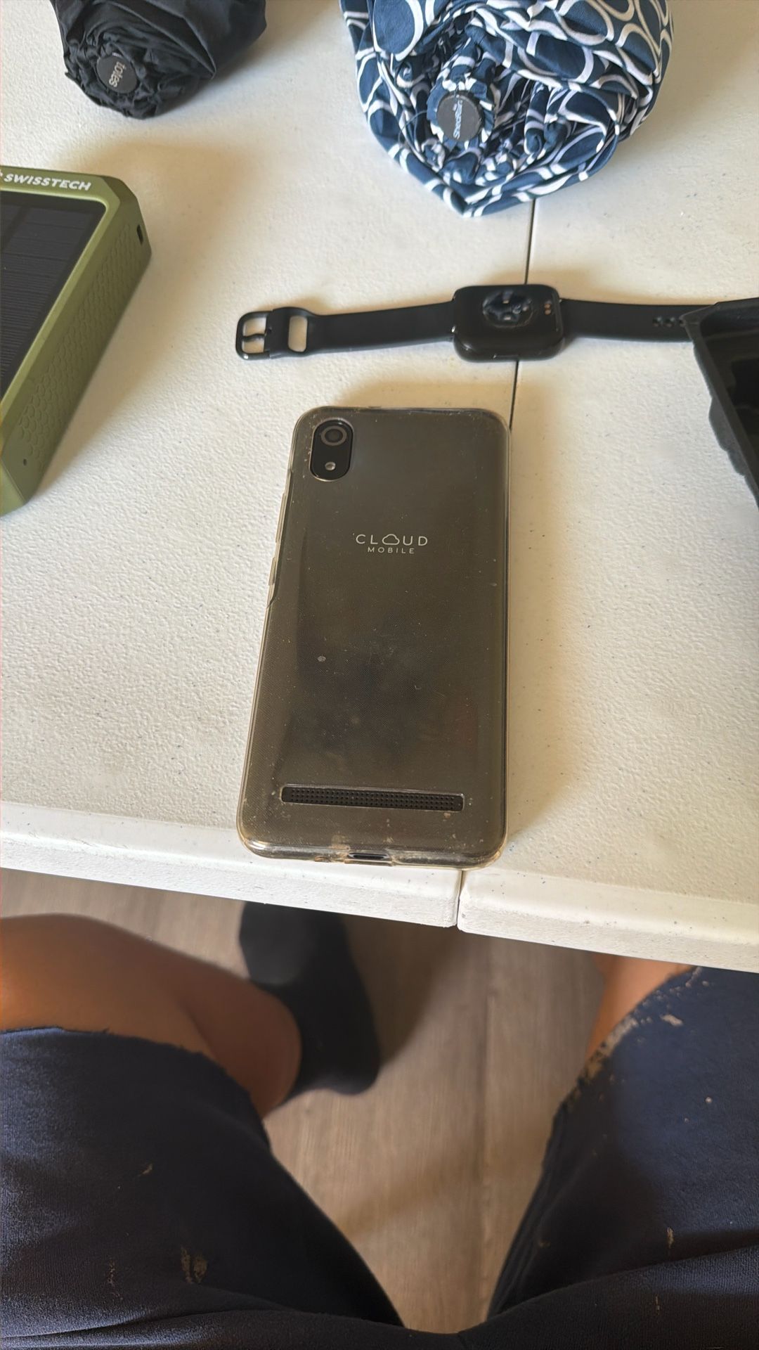 Cloud Mobile Phone Has Sim Card Already Placed