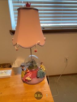 Disney princess lamp