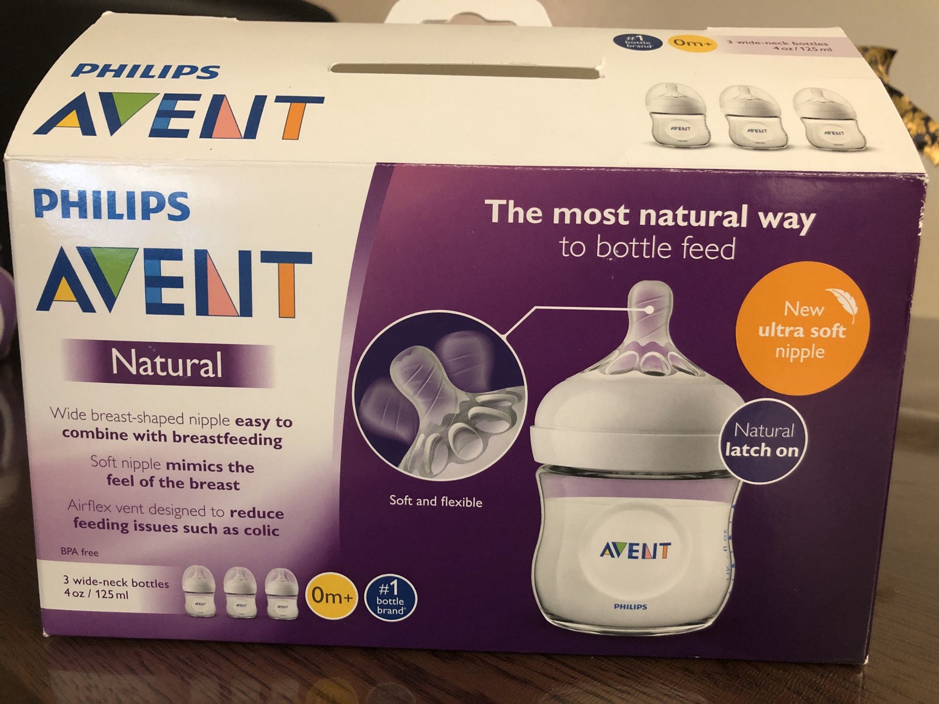 Philips Avent Wide-neck bottles - 2 bottles