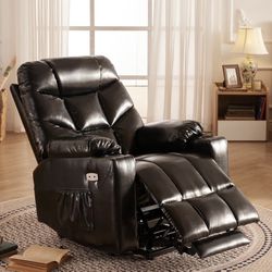 Electric Reclining Chair with Massage and Heat