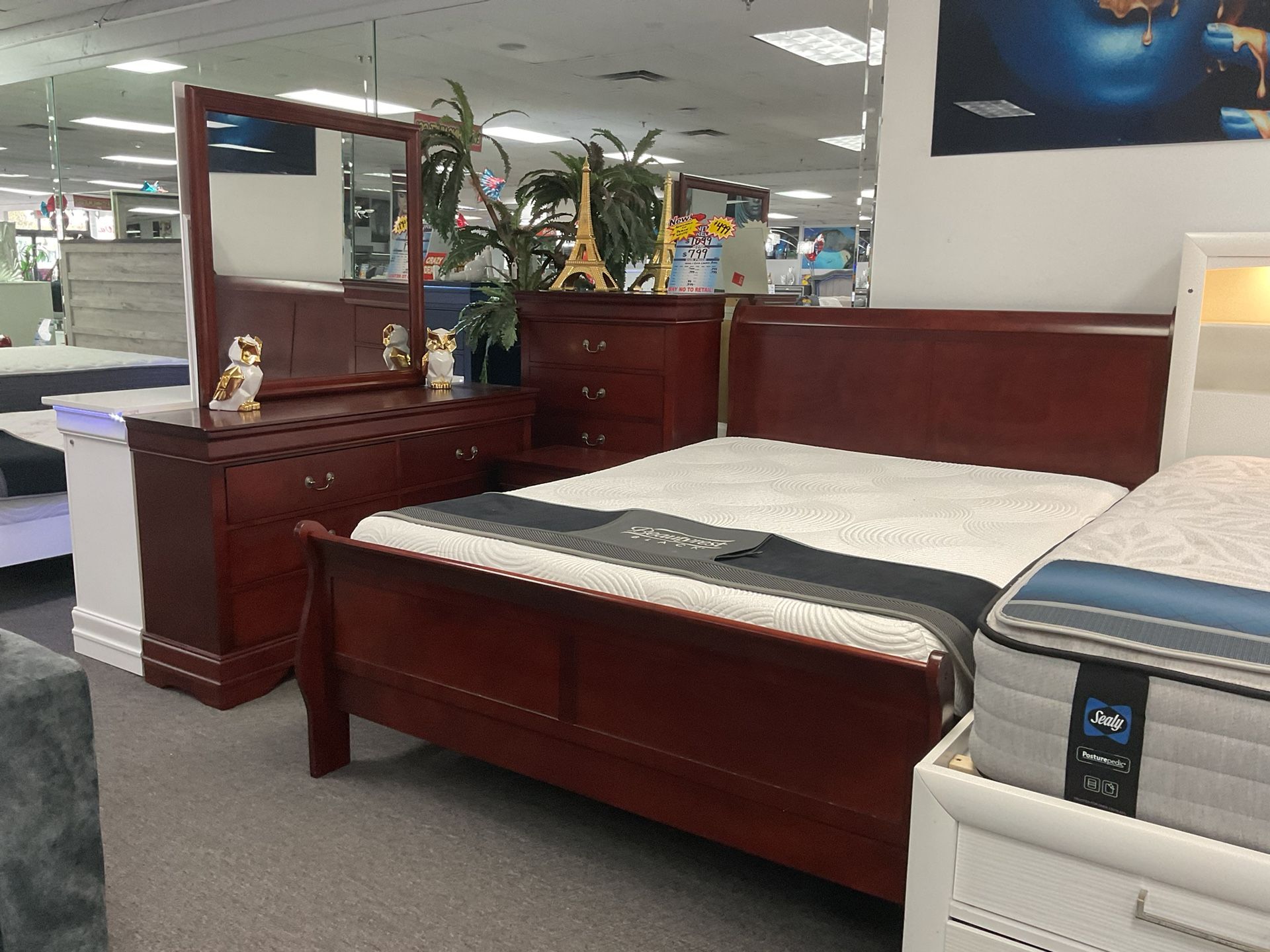 Huge liquidation furniture Overstock sale gorgeous 5pc bedroom sets up to 30%-70% OFF RETAIL
