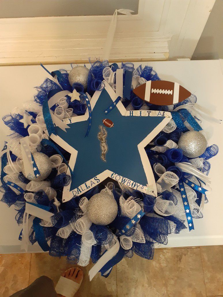 Dallas Cowboys Christmas Wreath 