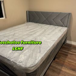 Queen Size Bed And Mattress 