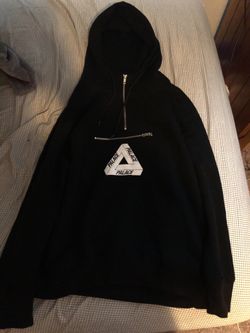 palace half zip hoodie