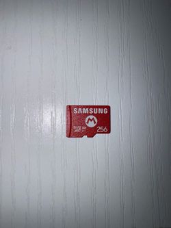 Samsung 256GB SD Card Mario Nintendo Switch 2