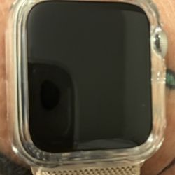 New Apple Watch SE Series 40mm Silver &  Cream Color Band 
