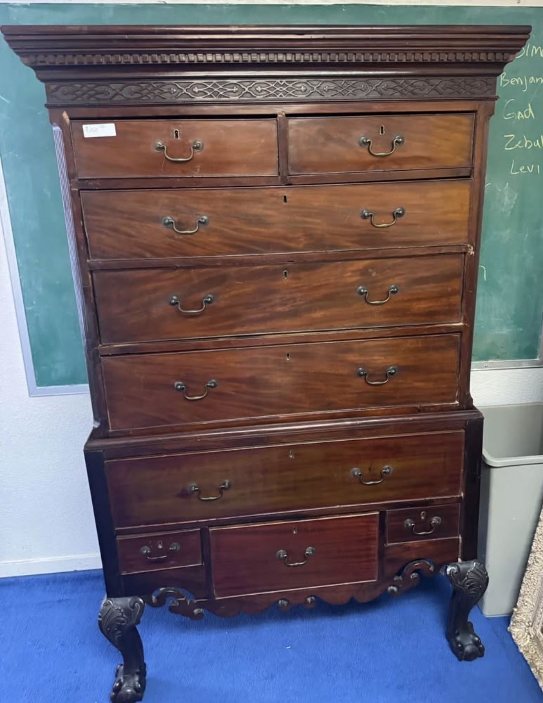 Antique Cherry Wood oversized dresser