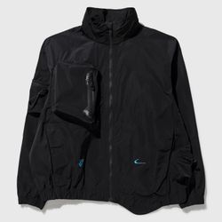Nike OFF WHITE Black Windbreaker Jacket Size L