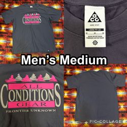 Nike DARK RAISIN Men's Size Medium ACG Dri-FIT Purple T-Shirt Loose Fit